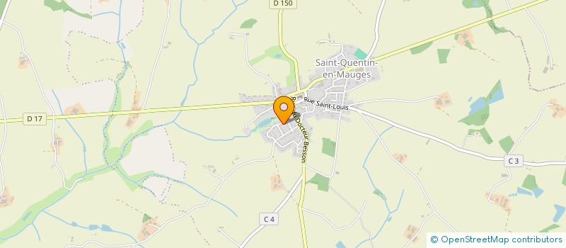 localisation de l'entreprise MONSIEUR DOMINIQUE BELLANGER à MAUGES-SUR-LOIRE