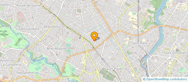 localisation de l'entreprise MONSIEUR DOMINIQUE BELLEAU à NANTES