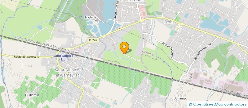 localisation de l'entreprise MONSIEUR DOMINIQUE BELLET  IZON