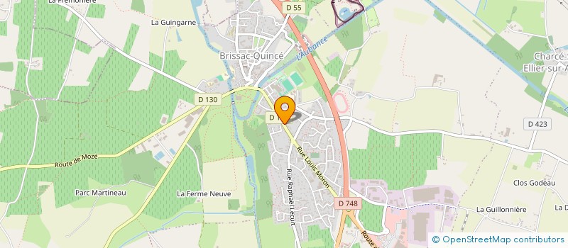 localisation de l'entreprise MONSIEUR DOMINIQUE BENOIST à BRISSAC LOIRE AUBANCE