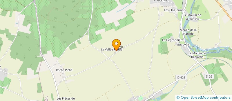 localisation de l'entreprise MONSIEUR DOMINIQUE BERGEAU  LIGRE