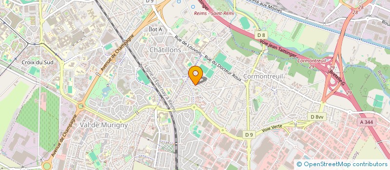 localisation de l'entreprise MONSIEUR DOMINIQUE BERGER à CORMONTREUIL
