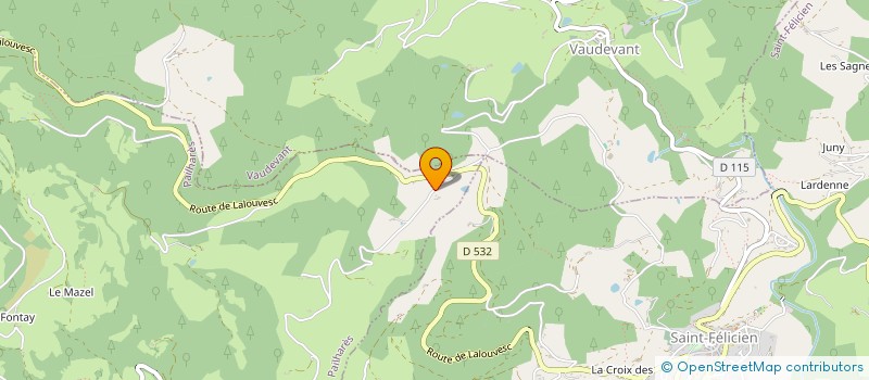 localisation de l'entreprise MONSIEUR DOMINIQUE BERGERON  PAILHARES