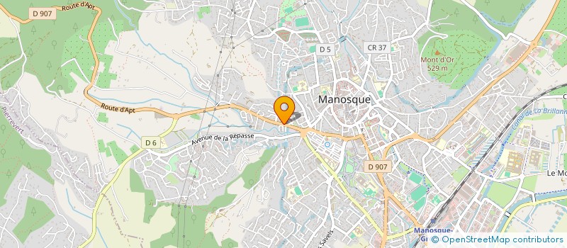 localisation de l'entreprise MONSIEUR DOMINIQUE BERLENGUE à MANOSQUE