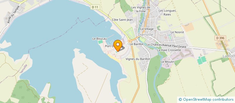 localisation de l'entreprise MONSIEUR DOMINIQUE BERNADAC  DIENVILLE