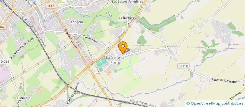 localisation de l'entreprise MONSIEUR DOMINIQUE BERNARD à LA SELLE-LA-FORGE