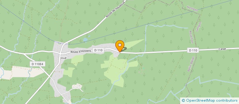 localisation de l'entreprise MONSIEUR DOMINIQUE BERNARD  BELIN-BELIET