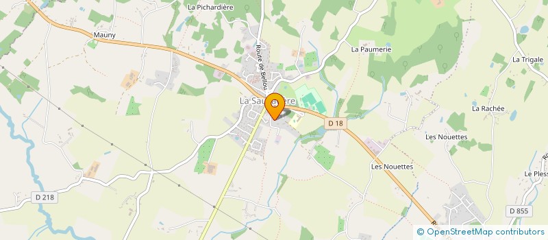 localisation de l'entreprise MONSIEUR DOMINIQUE BERNARD à LES MONTS-D'ANDAINE