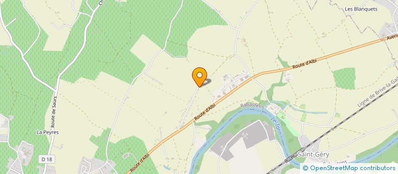 localisation de l'entreprise MONSIEUR DOMINIQUE BERNARD  RABASTENS