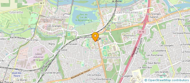 localisation de l'entreprise MONSIEUR DOMINIQUE BERNARDES  TOURS