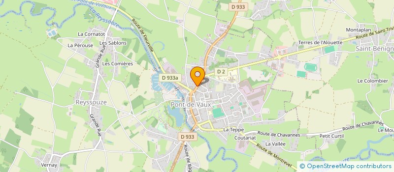 localisation de l'entreprise MONSIEUR DOMINIQUE BERNAY à PONT-DE-VAUX