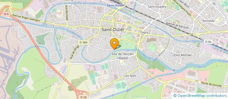 localisation de l'entreprise MONSIEUR DOMINIQUE BERNOT à SAINT-DIZIER