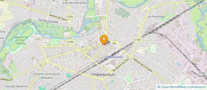 localisation de l'entreprise MONSIEUR DOMINIQUE BERQUEZ à CHATEAUROUX