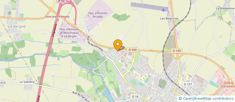 localisation de l'entreprise MONSIEUR DOMINIQUE BERRUE  SAINT-JEAN-D'ANGELY