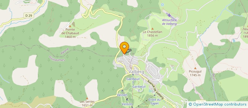 localisation de l'entreprise MONSIEUR DOMINIQUE BERRUER  PEONE