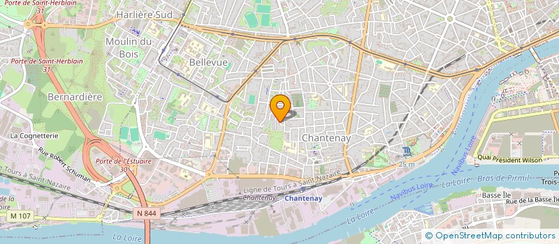 localisation de l'entreprise MONSIEUR DOMINIQUE BERTAUD à NANTES
