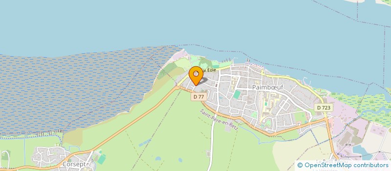 localisation de l'entreprise MONSIEUR DOMINIQUE BERTHEBAUD  CORSEPT