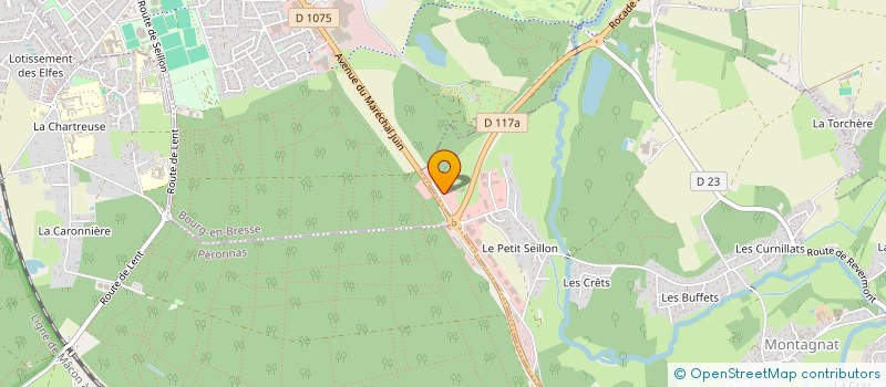 localisation de l'entreprise MONSIEUR DOMINIQUE BERTHIER  MONTAGNAT