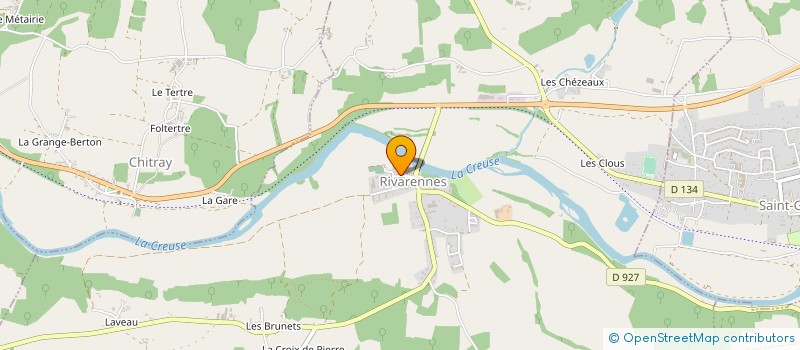localisation de l'entreprise MONSIEUR DOMINIQUE BERTHOMMIER à RIVARENNES
