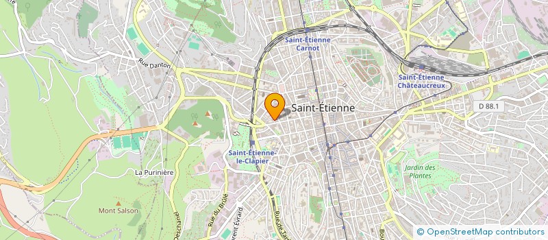 localisation de l'entreprise MONSIEUR DOMINIQUE BERWARD à SAINT-ETIENNE