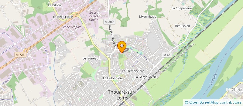 localisation de l'entreprise MONSIEUR DOMINIQUE BESNARD  THOUARE-SUR-LOIRE