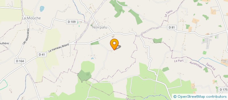 localisation de l'entreprise MONSIEUR DOMINIQUE BESNIER  LE TANU