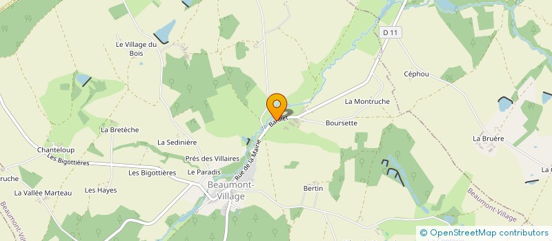 localisation de l'entreprise MONSIEUR DOMINIQUE BESSON  BEAUMONT-VILLAGE