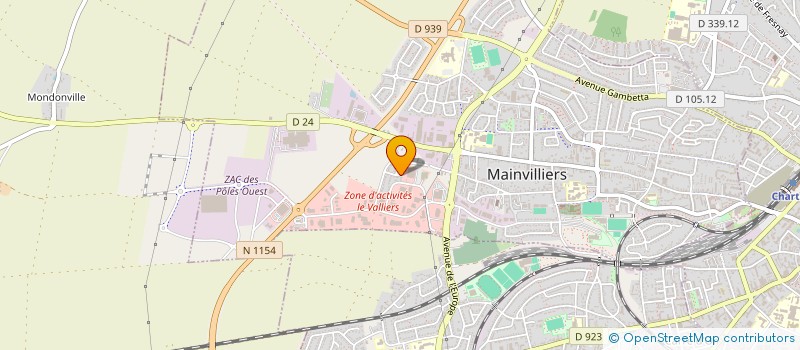 localisation de l'entreprise MONSIEUR DOMINIQUE BESSY à MAINVILLIERS