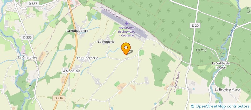 localisation de l'entreprise MONSIEUR DOMINIQUE BEUCHER à RIVES D'ANDAINE