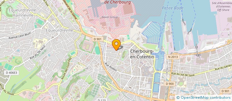 localisation de l'entreprise MONSIEUR DOMINIQUE BEUVE à CHERBOURG-EN-COTENTIN