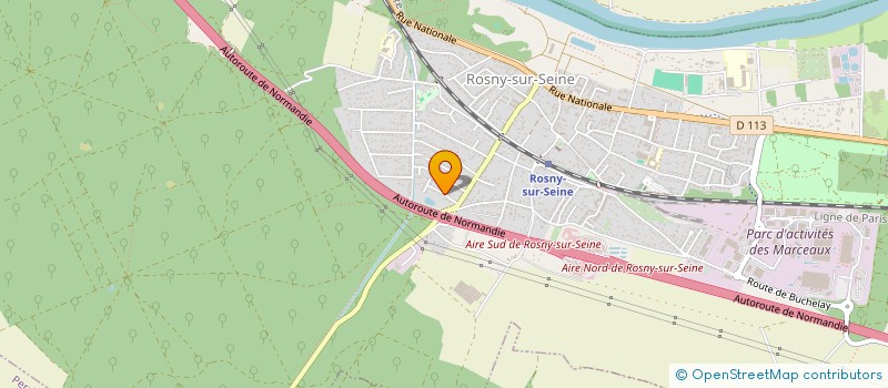 localisation de l'entreprise MONSIEUR DOMINIQUE BEUVIN  ROSNY-SUR-SEINE