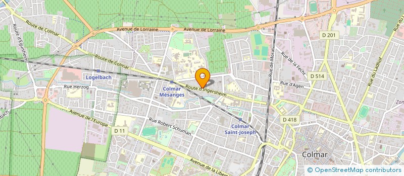 localisation de l'entreprise MONSIEUR DOMINIQUE BEYSANG  COLMAR