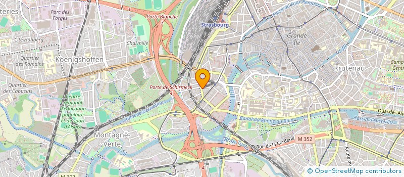 localisation de l'entreprise MONSIEUR DOMINIQUE BEZU  STRASBOURG