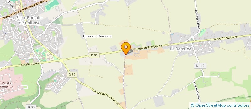 localisation de l'entreprise MONSIEUR DOMINIQUE BIGOT  LA REMUEE