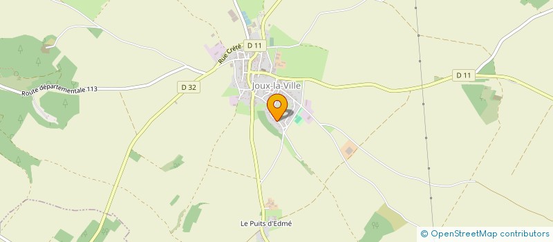 localisation de l'entreprise MONSIEUR DOMINIQUE BILE à JOUX-LA-VILLE