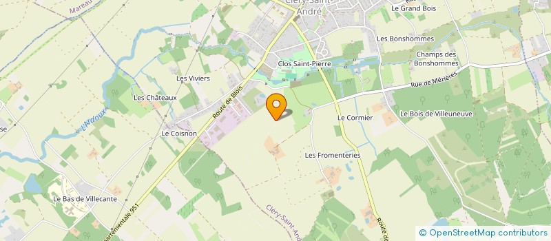 localisation de l'entreprise MONSIEUR DOMINIQUE BILLARD à JOUY-LE-POTIER