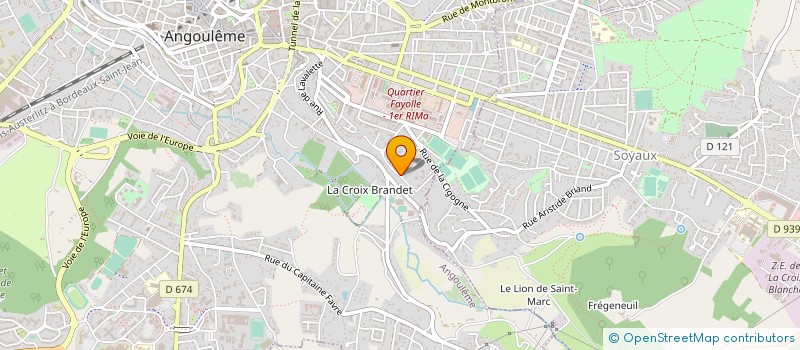 localisation de l'entreprise MONSIEUR DOMINIQUE BILLOUT à ANGOULEME