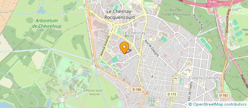 localisation de l'entreprise MONSIEUR DOMINIQUE BIOT à LE CHESNAY-ROCQUENCOURT