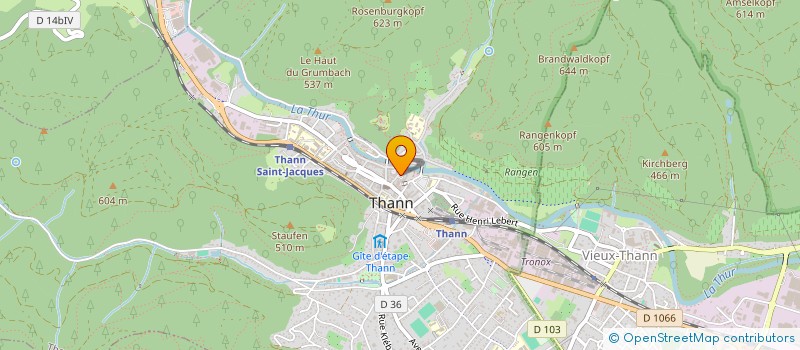 localisation de l'entreprise MONSIEUR DOMINIQUE BIZZOTTO  THANN