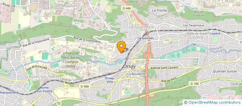 localisation de l'entreprise MONSIEUR DOMINIQUE BLAIN à ORSAY