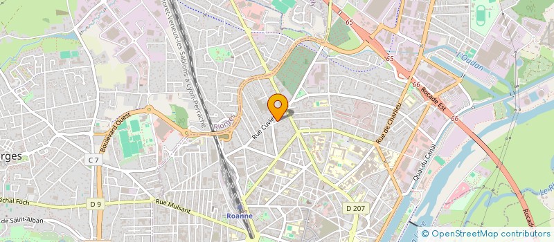 localisation de l'entreprise MONSIEUR DOMINIQUE BLANC  ROANNE