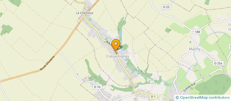 localisation de l'entreprise MONSIEUR DOMINIQUE BLANCHARD  CRESANTIGNES