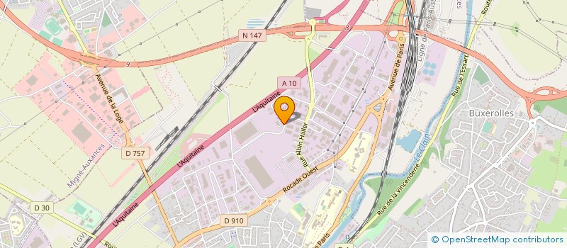 localisation de l'entreprise MONSIEUR DOMINIQUE BLANCHARD  POITIERS