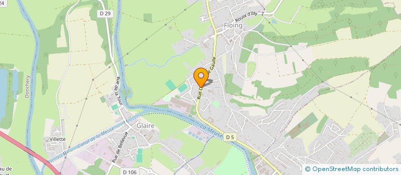 localisation de l'entreprise MONSIEUR DOMINIQUE BLANCHET  FLOING