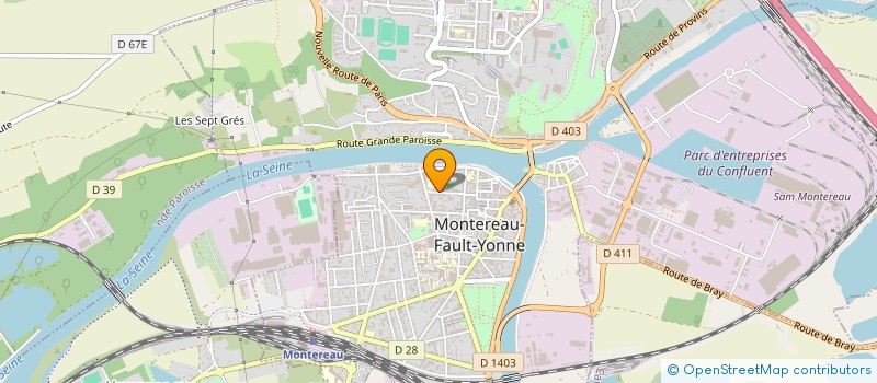 localisation de l'entreprise MONSIEUR DOMINIQUE BLIN  MONTEREAU-FAULT-YONNE