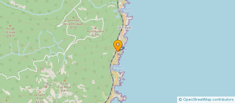 localisation de l'entreprise MONSIEUR DOMINIQUE BODEUX  SAINT RAPHAEL