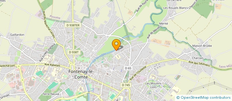 localisation de l'entreprise MONSIEUR DOMINIQUE BODIN  FONTENAY-LE-COMTE