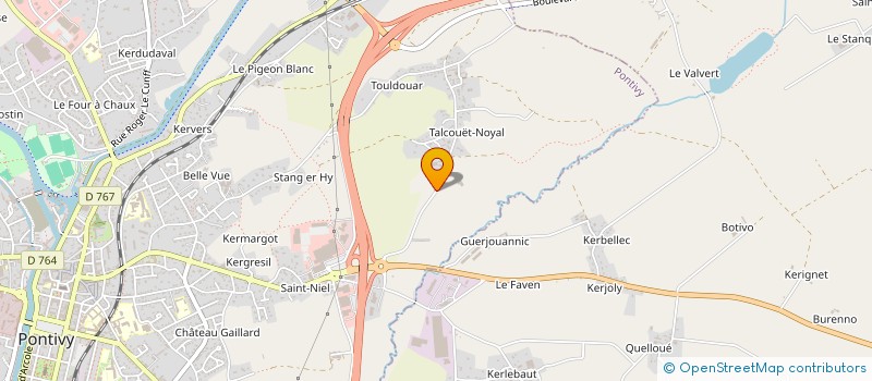 localisation de l'entreprise MONSIEUR DOMINIQUE BOILEAU  PONTIVY