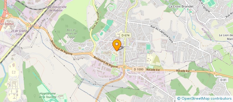 localisation de l'entreprise MONSIEUR DOMINIQUE BOILLOT à ANGOULEME