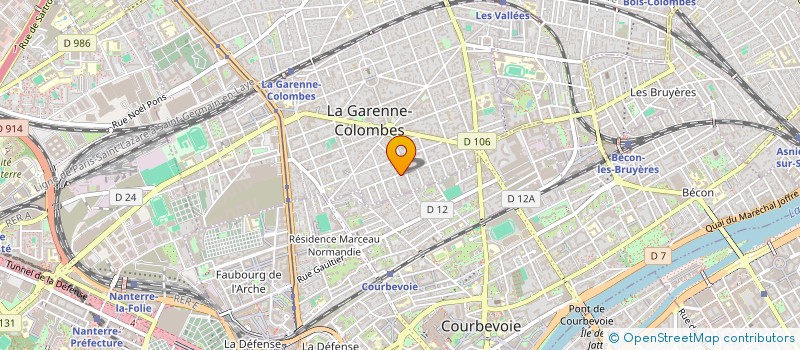 localisation de l'entreprise MONSIEUR DOMINIQUE BOISSERIE à LA GARENNE-COLOMBES